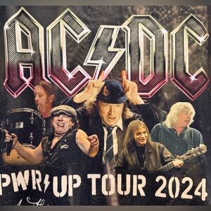 NWOT - AC/DC PWR UP Tour 2024 Graphic T-Shirt